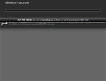 Tablet Screenshot of eternalshop.com